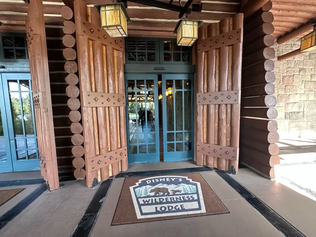 Timber entrance at Disney's Wilderness Lodge